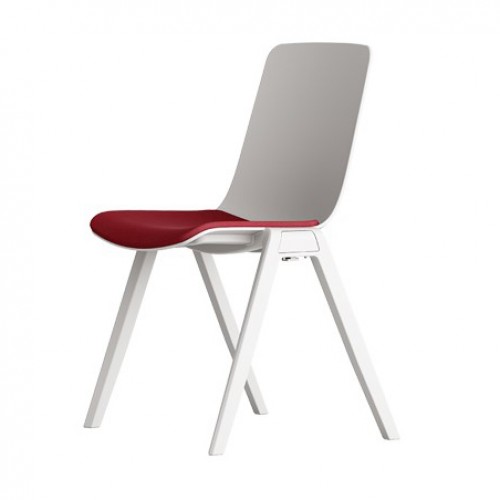Krede - R30-BS Chair without Armrest (White Frame)
