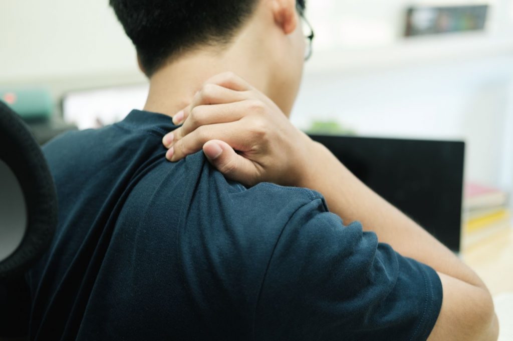 Man Suffering From Musculoskeletal Disorder