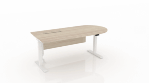 A studio image of the Customised Single Height Adjustable Table