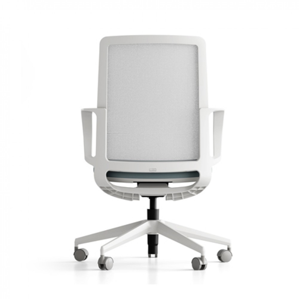 Krede K20 White Office Chair Back View