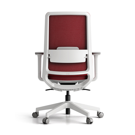 Krede - K30B-BS High Back Office Chair (White Frame)