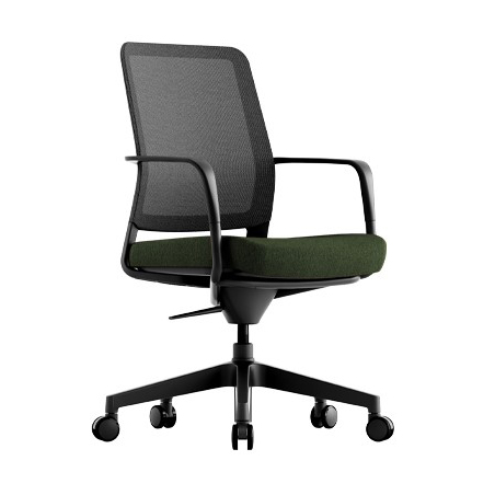 Krede - K30S-03 Swivel Chair (Black Frame)