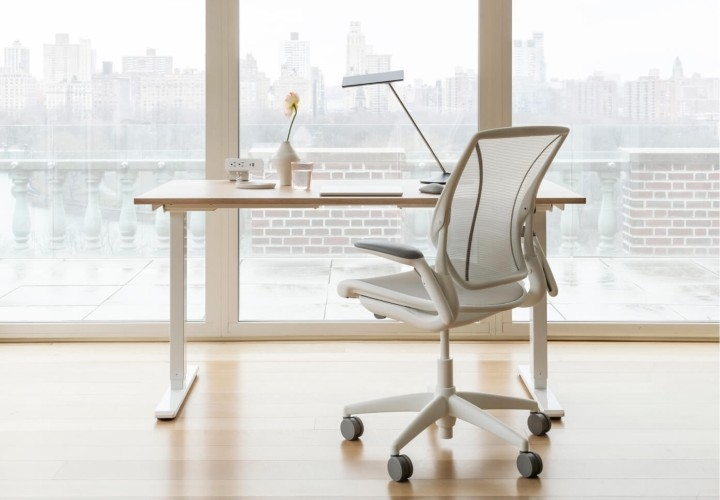 white office chair