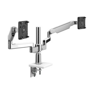 The Humanscale M/Flex dual monitor arm