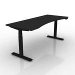 electronic-height-adjustable-table-curve-i-black-top-black-frame