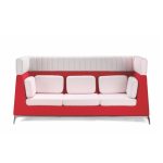 Front view of the Frostamill H5023 three-seater high-back sofa