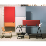 Ilmava Vertical Hanging Screen Office Setup