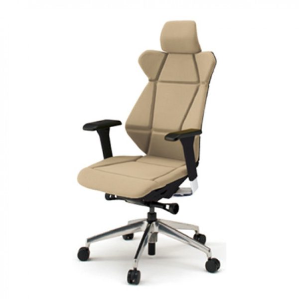 itoki-flip-flap-extra-highback-darkyellow-frontview