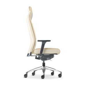 Side profile of the Pegaso High Back office chair