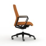 Side profile view of the Senator Qdos Mid Back Chair