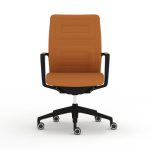 Front view of the Senator Qdos Mid Back Chair