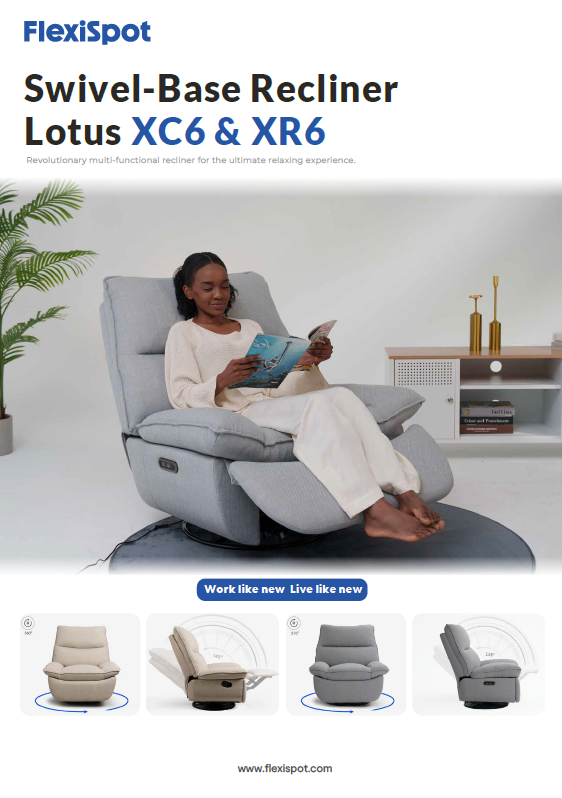 Flexispot – (XC6/XR6) Swivel Recliners Lotus