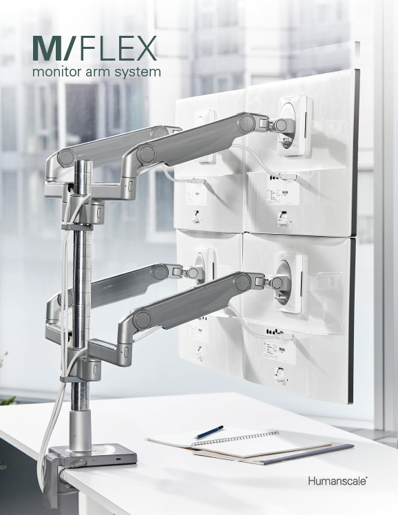 Humanscale – (M/Flex) Monitor Arm System